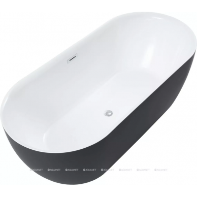 Акриловая ванна Aquanet Delight (00289723) (170x78) черный матовый 9