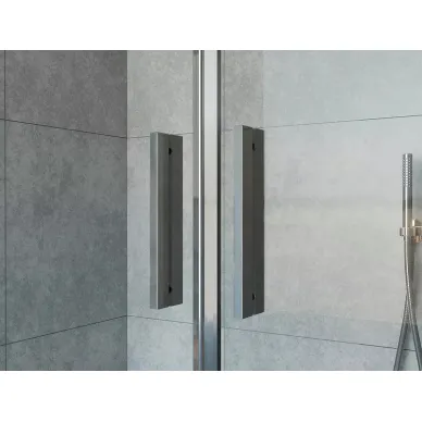 Душевой уголок Vincea Garda (VSR-1G28019CH) 190x80 см, профиль хром/стекло шиншилла 9