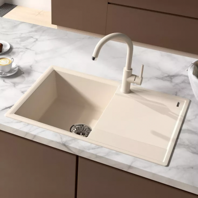 Мойка кухонная Lemark Imandra 760 (9910030) шампань 2