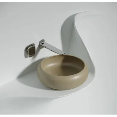 Раковина накладная Ceramicanova Element (CN6050MC) (36 см) капучино матовая 5