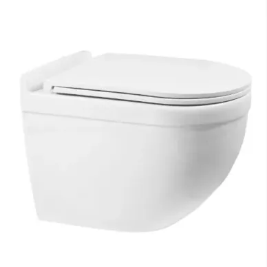 Инсталляция Welt Wasser Bamberg 460 + HEIMBACH 043 GL-WT + Bamberg WT в комплекте с унитазом, безободковый, с сидением микролифт 1