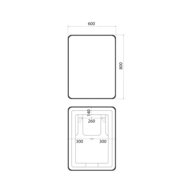 Зеркало Iddis Cloud CLX60T0i98 60 см с подсветкой и термообогревом 9