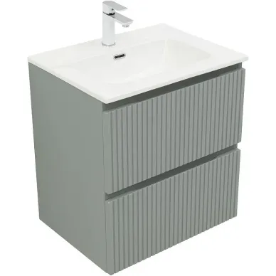 Тумба для ванной Aquanet Джейн 313316 60 см, мисти грин 6