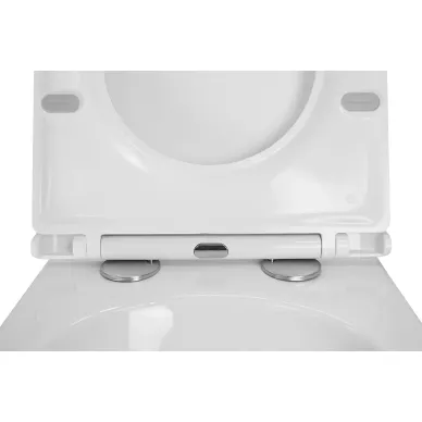 Подвесной унитаз Azario Grado AZ-0046 SP безободковый, с сидением микролифт 6