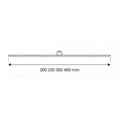 Верхний душ Teorema Square Flat 400 (IH065CRSC) 1