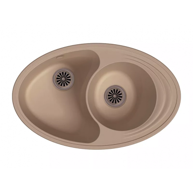 Мойка кухонная Ewigstein Elegant (E- W90KF крем) крем 0