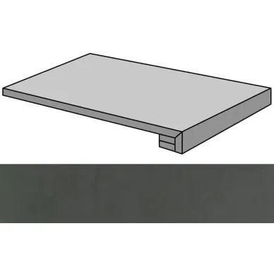 Microcement Black Lappato Gradone Rec-30 29.75x59.55 0