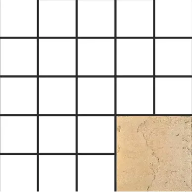 1001220 QUARRY SAND MOSAICO 6x6 31.7x31.7 0