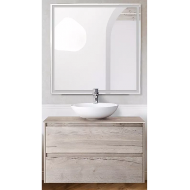 Тумба под раковину BelBagno Kraft (KRAFT-800-2C-SO-RGB) Rovere Galifax Bianco 5