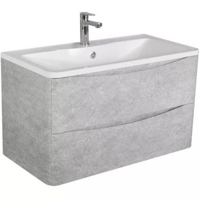 Тумба для ванной BelBagno Acqua (ACQUA-900-2C-SO-CVG) Cemento Verona Grigio 6