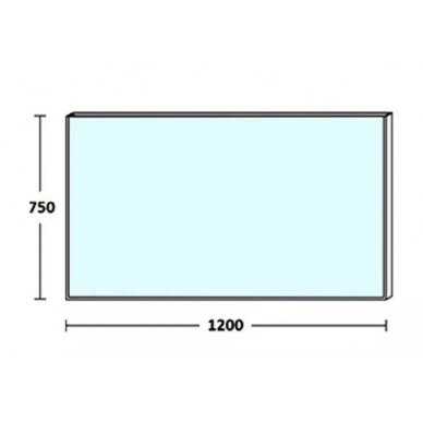 Зеркало De Aqua Сильвер (261667) 120х75х2 см, серебро 7