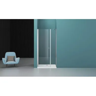 Душевая дверь BelBagno Etna 150 (ETNA-B-11-80+70-C-Cr) профиль хром/стекло прозрачное 7