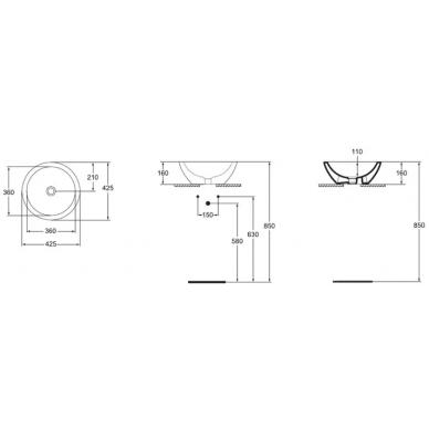 Раковина Ideal Standard Strada (K078301) (43 см) 5