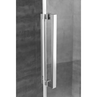 Душевой уголок BelBagno Lux soft (LUX-SOFT-W-AH-1-120/90-C-Cr-IV) 120х90 см, профиль хром/стекло прозрачное 5