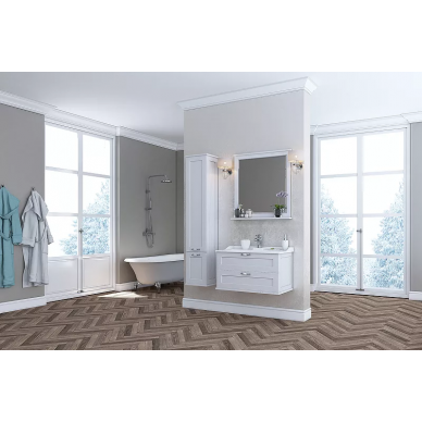 Тумба с раковиной Aquaton Леон 80 (1A1863K0LBPS0) дуб белый 7