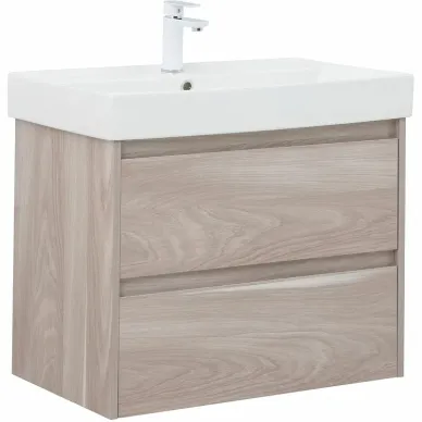Тумба для ванной Aquanet Nova Lite 287885 75 см, орех светлый 0