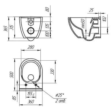 Комплект унитаз подвесной с инсталляцией Cersanit BRASKO SMART DPL EO slim 64916 инсталляция LINK PRO LP 6