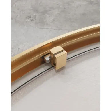 Душевой уголок Cezares Molveno MOLVENO-R-1-90-C-BORO-IV 190x90 профиль брашированное золото/стекло прозрачное 4