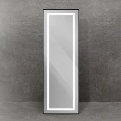 Зеркало BelBagno Kraft SPC-KRAFT-555-1700-TCH-PIA-NERO с подсветкой, 55x170 см 6