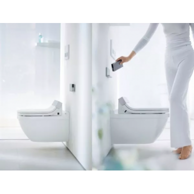 Чаша подвесного унитаза Duravit Starck 3 SensoWash (22265900001) с покрытием WonderGliss 9