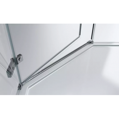 Душевой уголок BelBagno Kraft (KRAFT-P-1-100-C-Cr-L) 100х100 см, прозрачное стекло 5