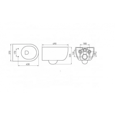 Инсталляция Berges Novum 525 + Puma Rimless + кнопка D7 (белая/хром) в комплекте с унитазом (белый), безободковый, с сидением микролифт 9