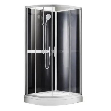 Душевая кабина Azario Denver (AZ-N10812 900) (90х90) профиль серый/стекло прозрачное 0