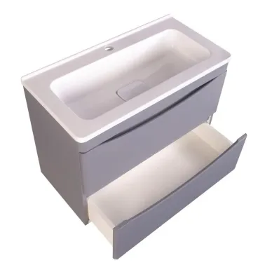 Тумба для ванной Style Line Бергамо Мини СС-00002319 70 см подвесная, антискрейтч серый 4