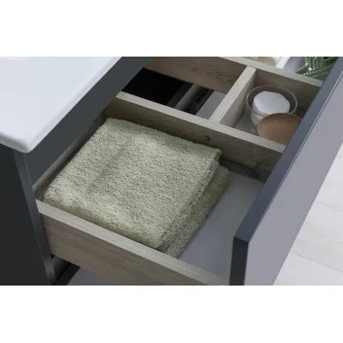 Тумба для ванной Aquanet Алвита New 303900 70 см, антрацит 12