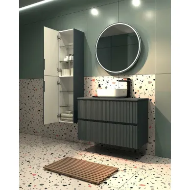 Тумба для ванной Aquanet Джейн 313304 100 см, маренго 9