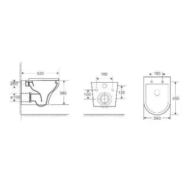 Инсталляция Welt Wasser MARBERG 507 + ODENBACH 004 GL-WT +MAR 507 SE GL-WT в комплекте с унитазом, безободковый, с сидением микролифт 5
