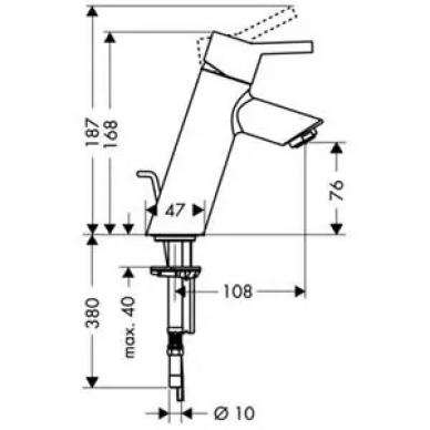 Смеситель для раковины Hansgrohe Talis S2 (32040000) 1