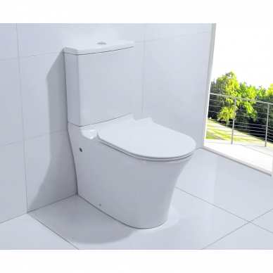 Унитаз напольный Orans Ceramic (9906WM) безободковый с микролифтом 7