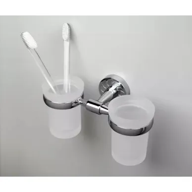 Стакан Wasserkraft Isen К-4000 (K-4028D) (двойной) с настенным держателем 1