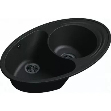 Мойка кухонная Ewigstein Elegant (E- W90KF черный)	черный 2