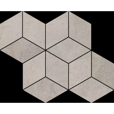 Pure City Grys Romb Hexagon Mozaika 20.4x23.8 0