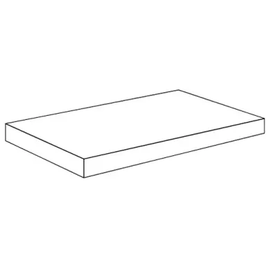 62569 Angolo Sn Gradino C.Retta White 33x80 0