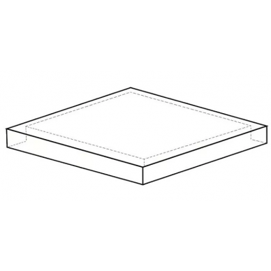 fNT9 Milano&Floor 75 Bianco Scalino Angolare Satin 33x33 0