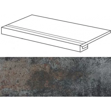 BRICKWORK TITANIUM NAT GRAD-100 24.9х100 0