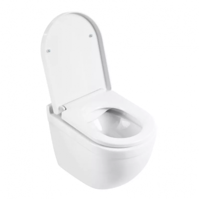 Чаша подвесного унитаза BelBagno Senso-R (BB017CHR) безободковый 6