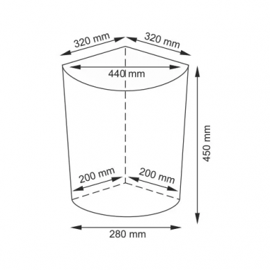 Корзина для белья Wasserkraft Vils (WB-560-M) средняя 8