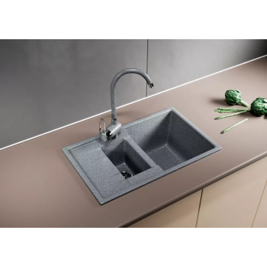 Мойка кухонная Mixline ML-GM22 (525179)	темно-серый 2