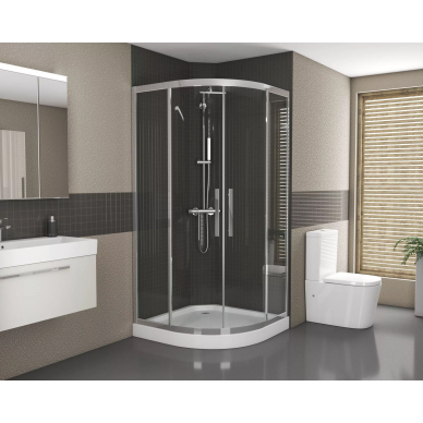 Душевой уголок Grossman Pragma (PR-100S) 100x100x200 см, серебро 7