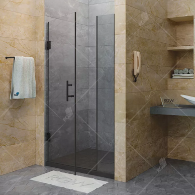 Душевая дверь RGW Hotel HO-012B (350601209-24) 90х195 см, черный профиль/стекло сатин 4
