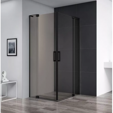 Душевой уголок Cezares Slider AH 2 (SLIDER-AH-2-90/100-100/110-BR-NERO) 5