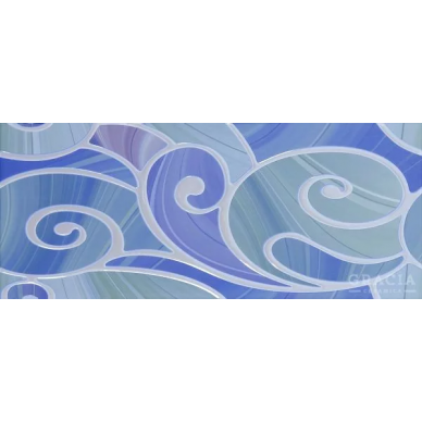 Arabeski blue decor 01 25x60 0