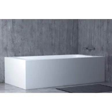 Ванна из литого мрамора Salini Orlando Kit (102111MRF) (170x70 см) (S-Sense) полностью по RAL матовая 7