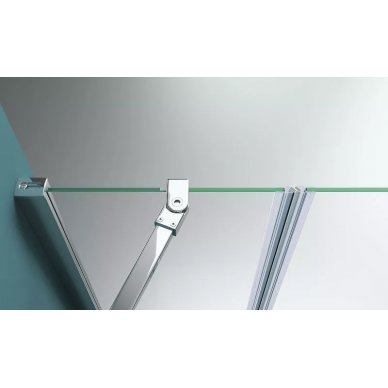 Душевая дверь BelBagno Etna 140 (ETNA-B-11-40+100-C-Cr) профиль хром/стекло прозрачное 7