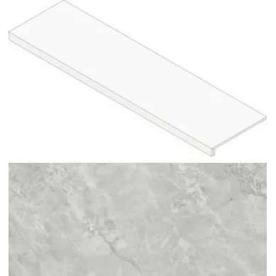 AGIB Marvel Grey Cloud Scalino 120 Matt 33x120 0