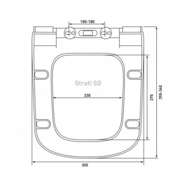 Инсталляция Berges Novum 525 + Strati Rimless + кнопка L1 (белая) в комплекте с унитазом (белый), безободковый, с сидением микролифт 9